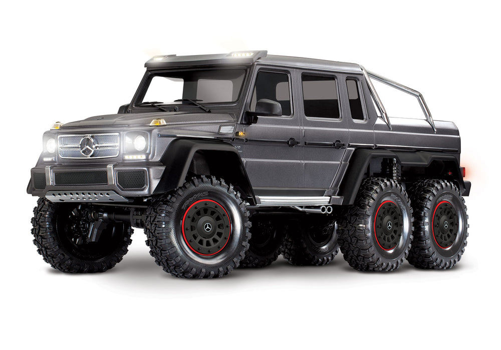 TRX-6™ Scale and Trail™ Crawler with Mercedes-Benz® G 63® AMG Body:  6X6 Electric Trail Truck with TQi Traxxas Link™ Enabled 2.4GHz Radio System