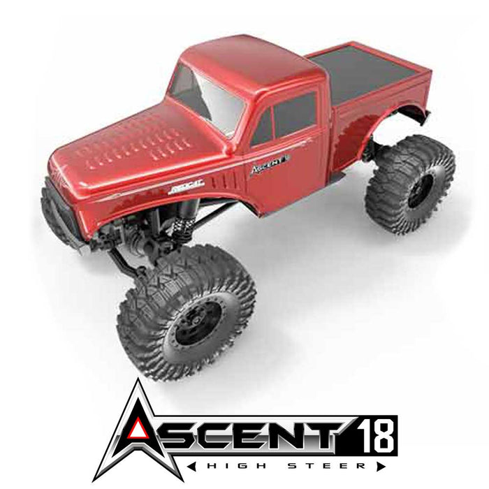 Redcat Ascent-18 1/18 Scale Brushed Electric Rock Crawler Red