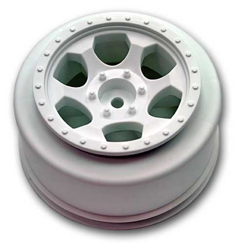 Trinidad SC Wheels for Traxxas Slash Rear  Slash 4x4 WHITE