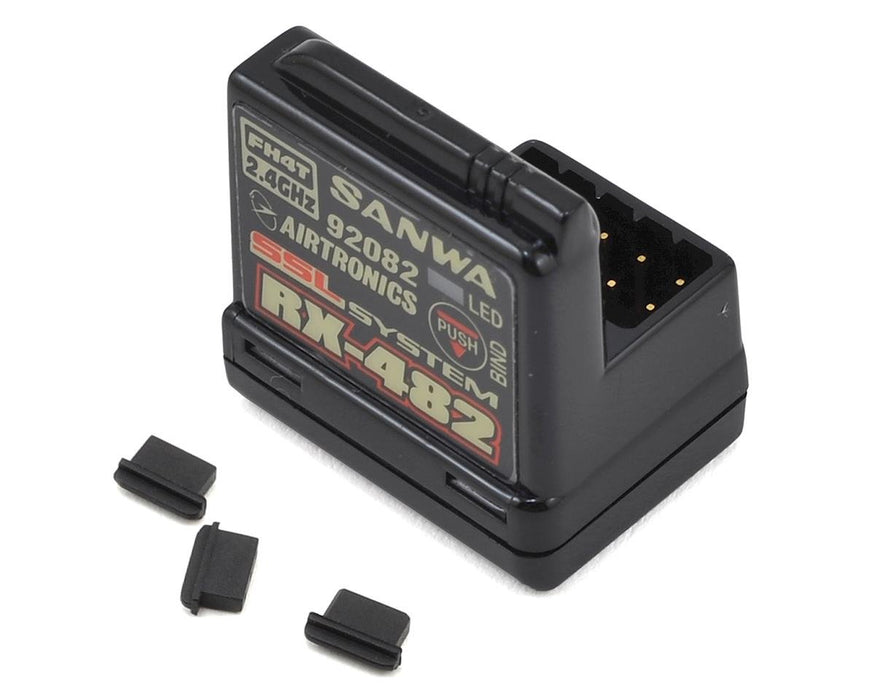 Sanwa/Airtronics M12S-RS FH4T 4-Channel 2.4GHz Radio System w/RX-482 Receiver