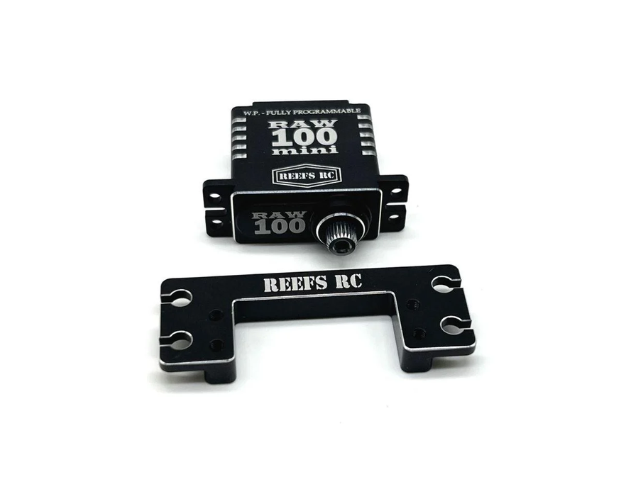 Reefs RC RAW100 CNC-Machined Aluminum Servo Mount (Mini to Standard)