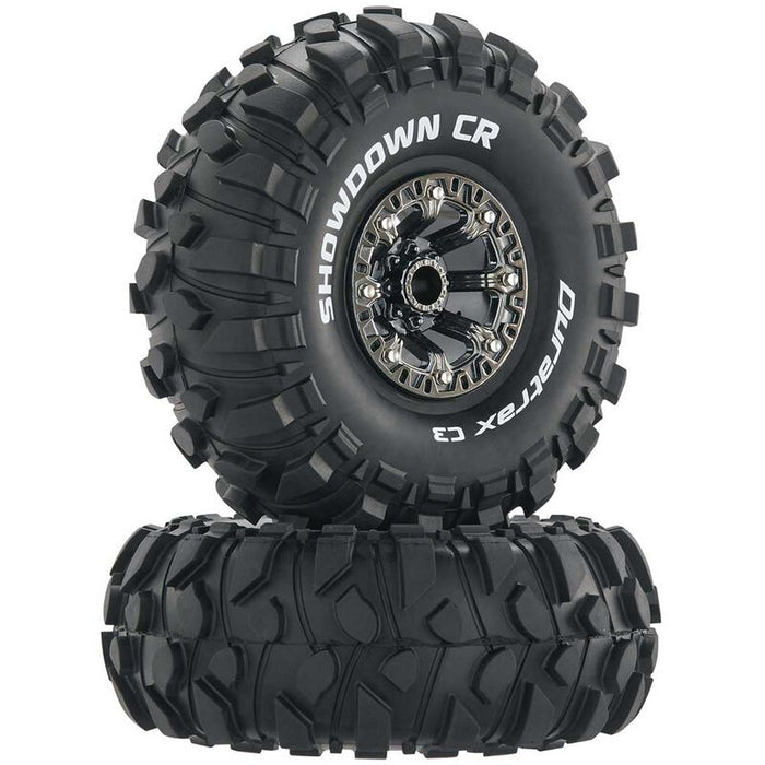 Showdown CR C3 Mntd 2.2" Crawler Tires, Chrome (2)