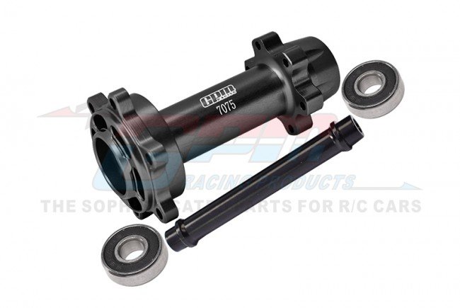 PROMOTO-MX MOTORCYCLE Aluminum 7075-t6 Rear Wheel Hub Hex (Larger Inner Bearings)BLACK