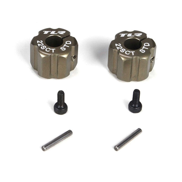 Rear Hex, Standard Width, Aluminum: 22SCT