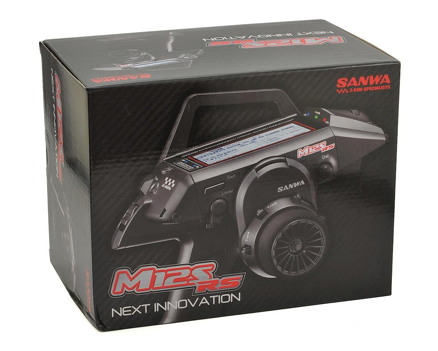 Sanwa/Airtronics M12S-RS FH4T 4-Channel 2.4GHz Radio System w/RX-482 Receiver