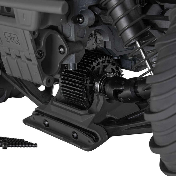 1/10 GORGON 4X2 MEGA 550 Brushed Monster Truck RTR with Battery & Charger, Yellow