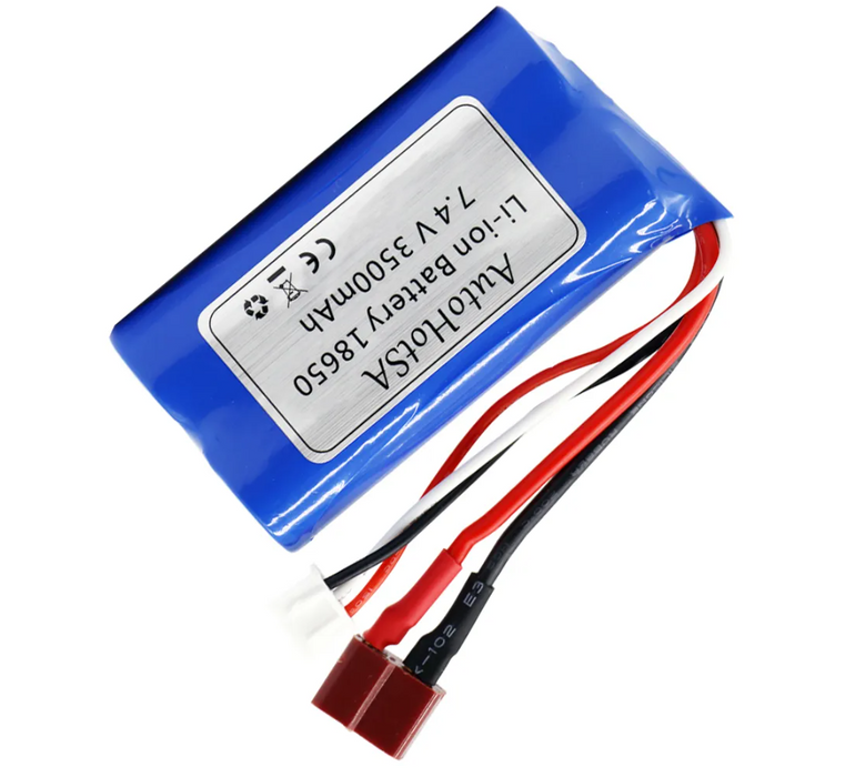 7.4V 3500mAh 2S Li-ion battery Dean plug
