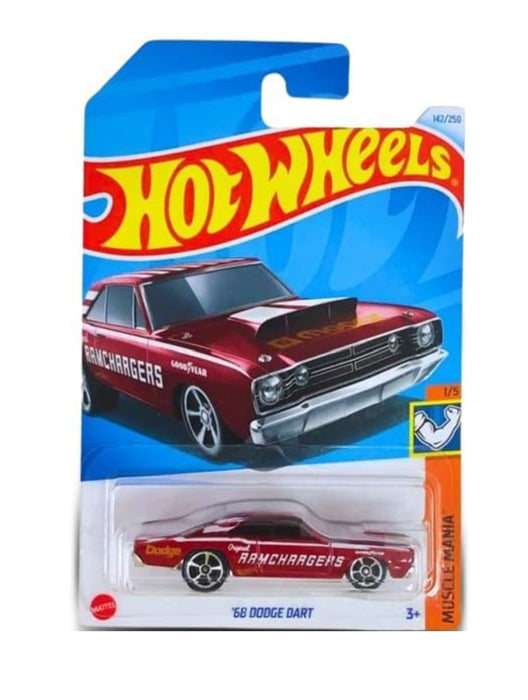 Hot Wheels 1/5 Scale 1968 Dodge Dart (Red) Muscle Mania Die-Cast Model Car 1/5