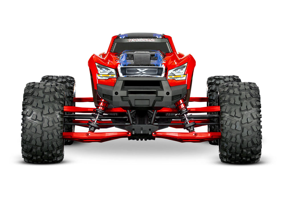 Suspension Kit, X-Maxx® Widemaxx®, Red (Includes Front and Rear Suspension Arms, Front Toe Links, Driveshafts, Shock Springs)
