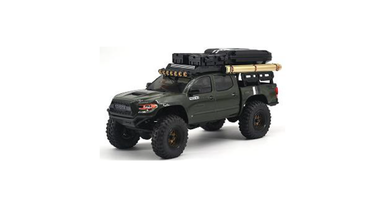 AZTAB RC  SCX30 Toyota Tacoma Roof Rack & Tent Set – Scale Overlanding Adventure Upgrade
