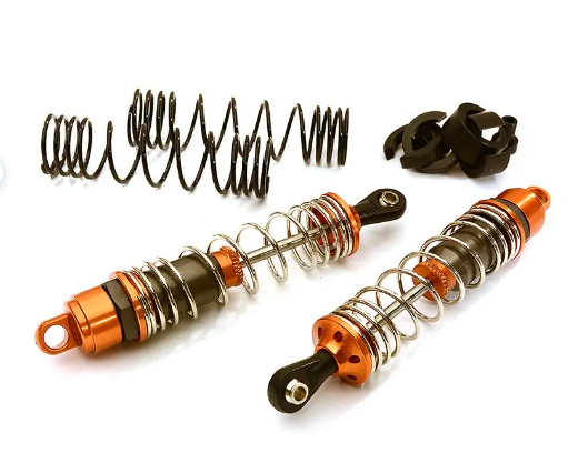 Machined 90mm Front Alloy Shocks for Traxxas 1/10 Stampede, Rustler & Slash