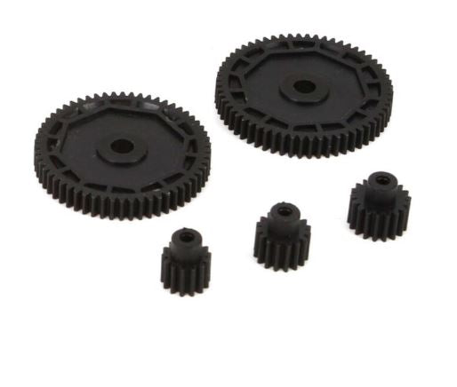 Pinion & Spur Gear Set: 1/18 4WD All