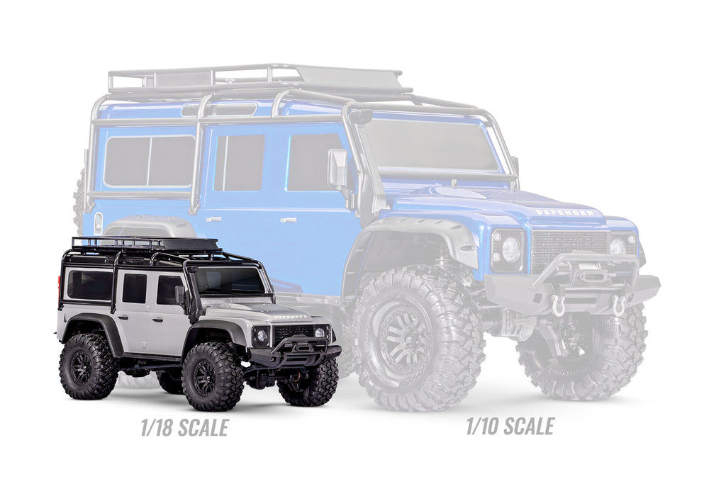 TRX-4M Defender Silver