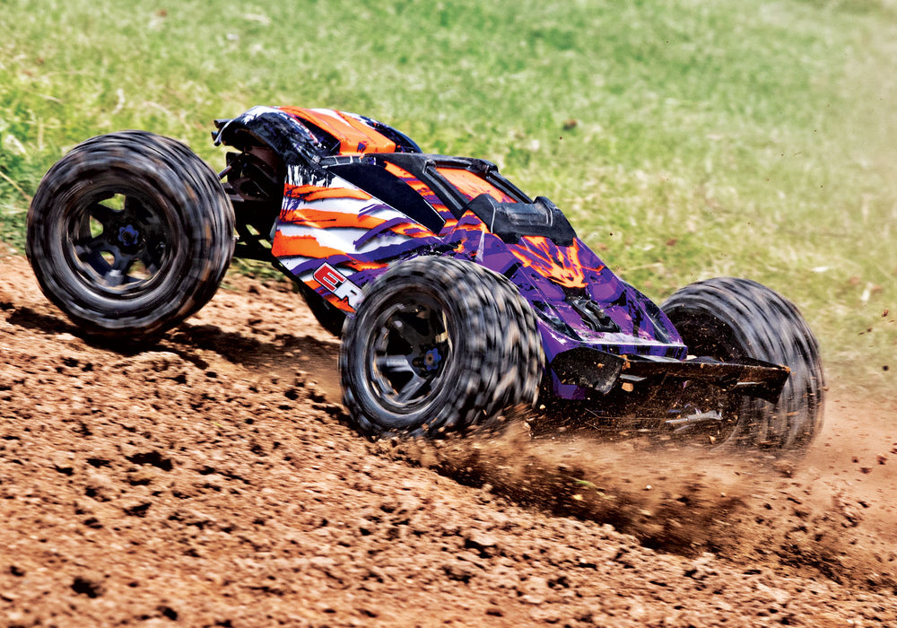 E-Revo® VXL Brushless:  1/10 Scale 4WD Brushless Electric Monster Truck with TQi 2.4GHz Traxxas Link™ Enabled Radio System and Traxxas Stability Management (TSM)®