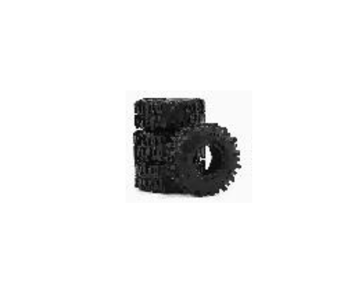 0.7" 40*16mm Mud Toss Tires for SCX-30 & Ascent 32