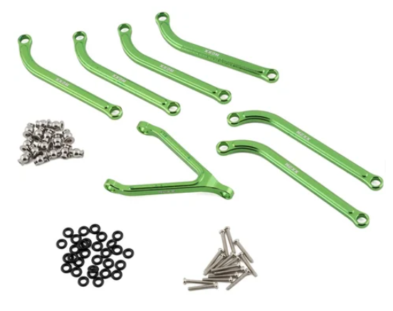 NEXX Racing Axial SCX24 Aluminum High Clearance Link Set (Green)